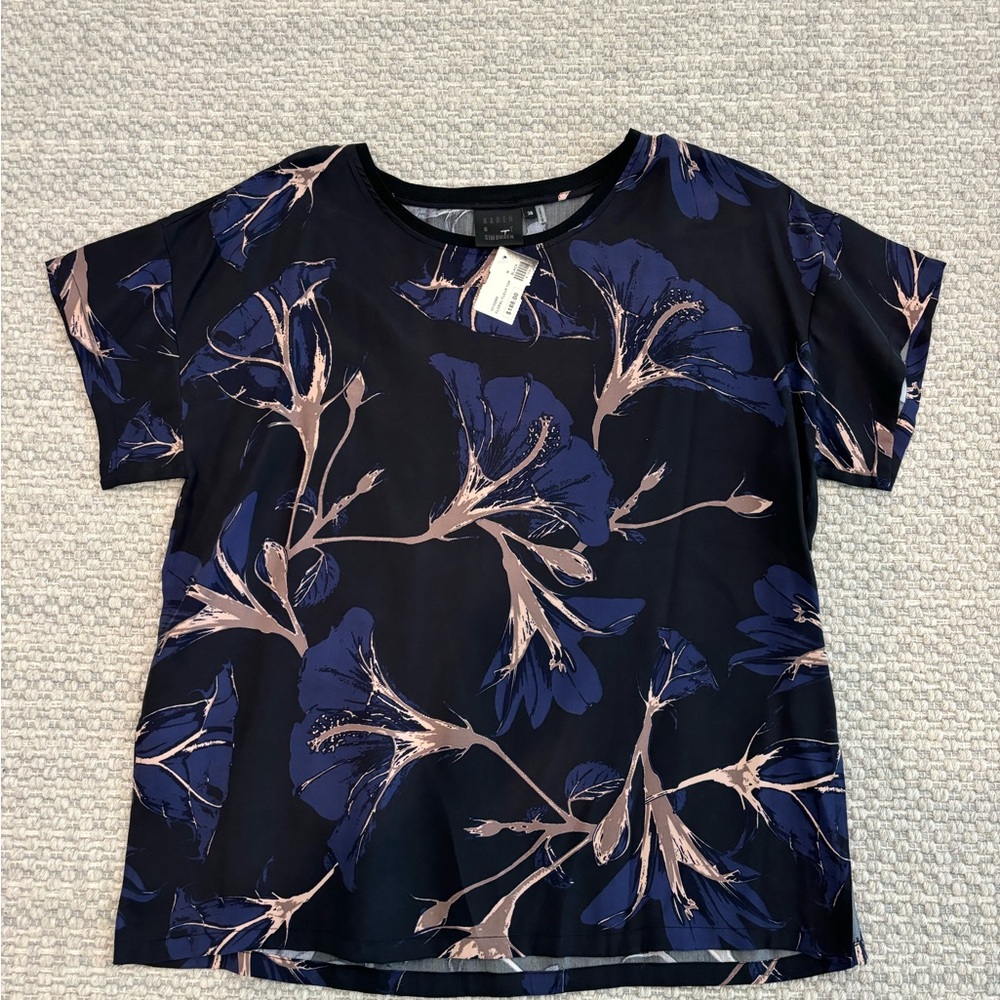 Karen by Simonsen Floral Fleur Top size Medium